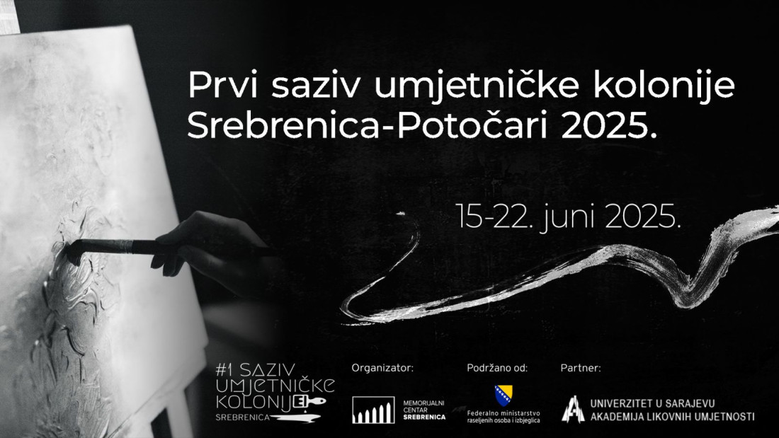 Otvaranje I Saziva umjetničke kolonije Srebrenica – Potočari 2025