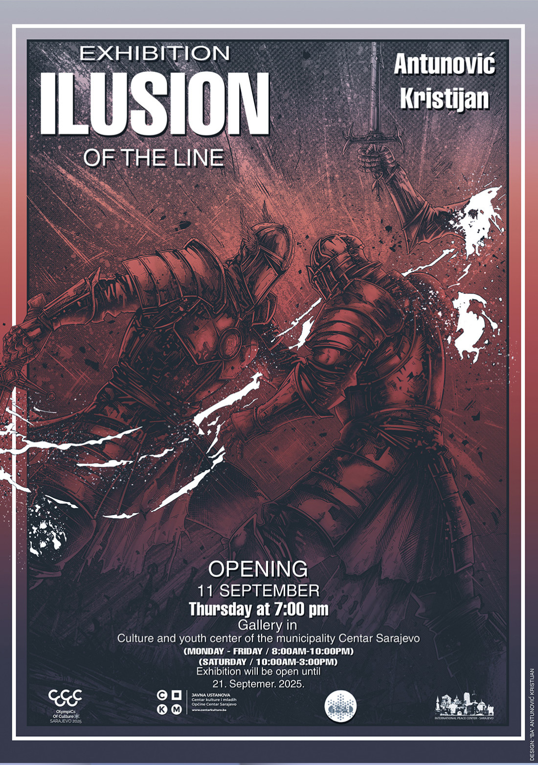 U Sarajevu izložba Kristijana Antunovića „Illusion of the line“