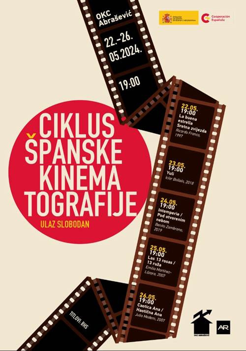 OKC Abrašević: Od 22. maja Ciklus španske kinematografije