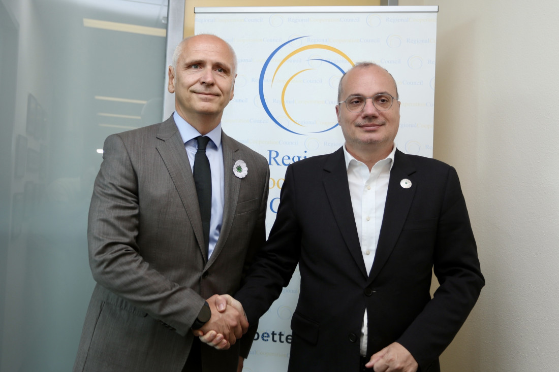 Ministar za Evropu i vanjske poslove Albanije Igli Hasani posjetio Vijeće za regionalnu saradnju 
