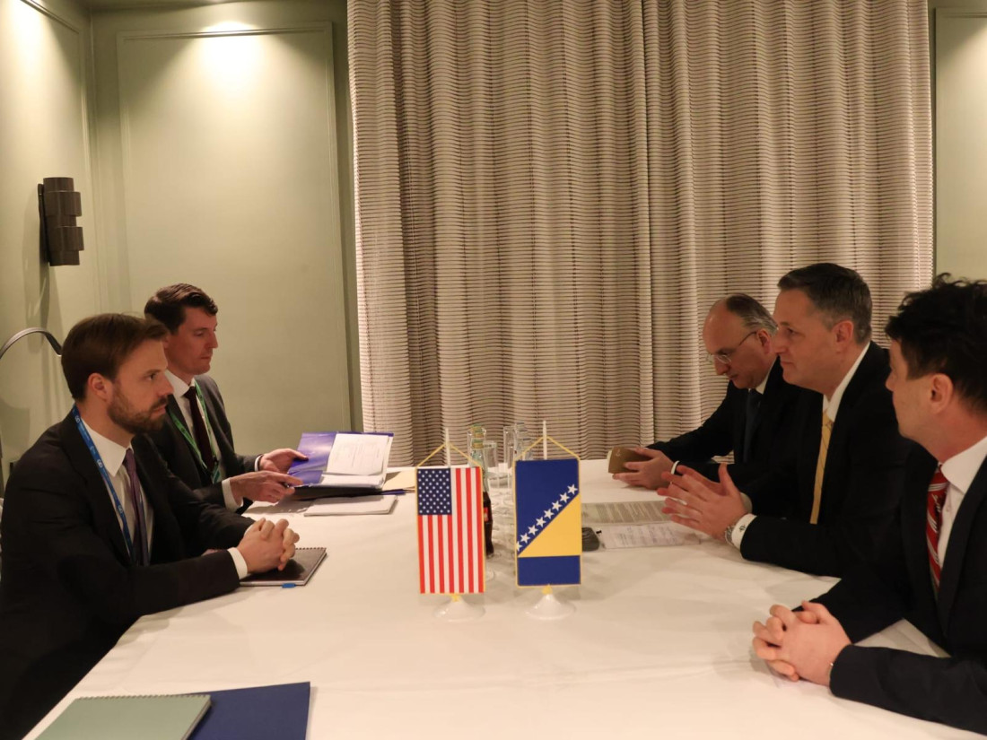 Bećirović sa zvaničnikom SAD-a - Lobiranje RS-a protiv BiH predstavlja atak na mir i stabilnost