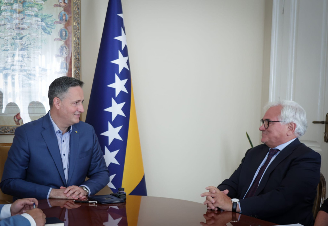 Bećirović s ambasadorom Grannasom: Njemačka podrška evropskom putu i stabilnosti BiH