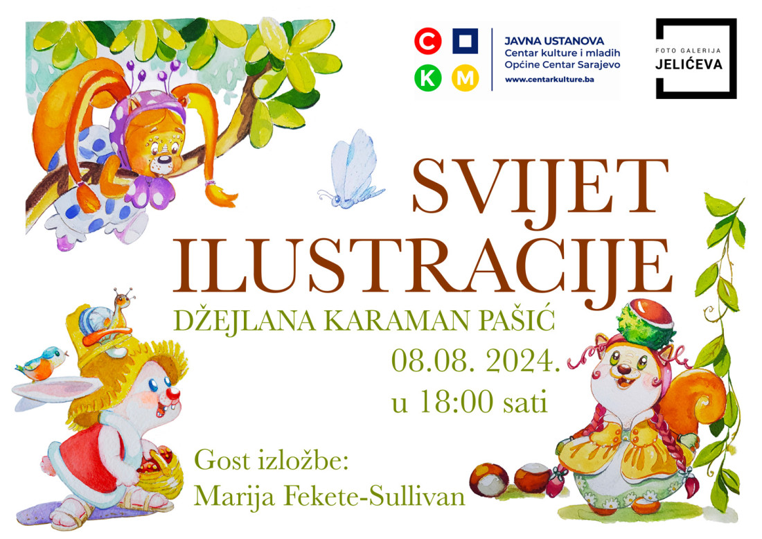 CKM Sarajevo: 8. augusta izložba Džejlane Karaman Pašić "Svijet ilustracije"