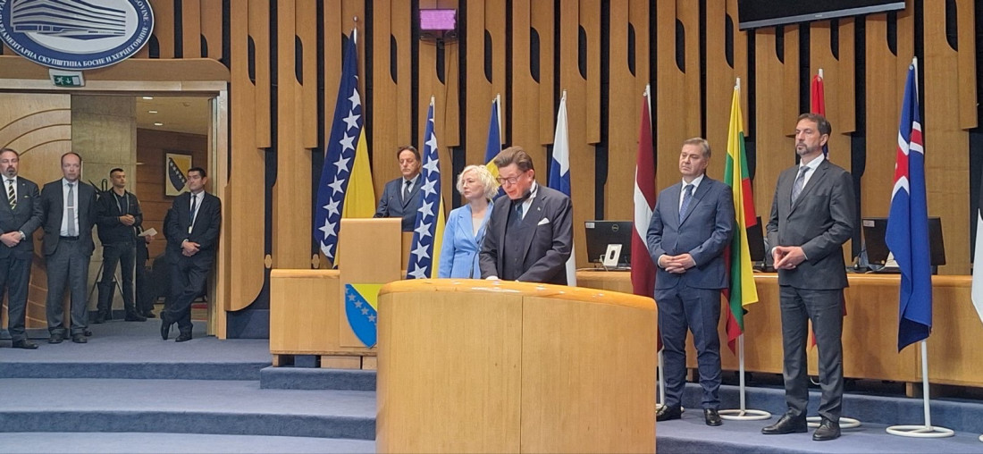 Nordijske i baltičke zemlje pružaju podršku demokratiji i sigurnosti u BiH tokom službene posjete