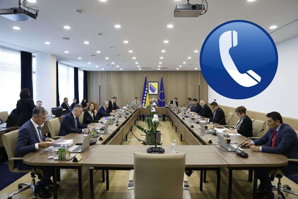 Održana 81. izvanredna/telefonska sjednica Vijeća ministara BiH