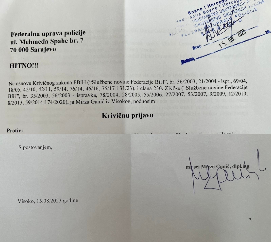 Gradonačelnik Visokog prijavio lažne profile zbog širenja mržnje i poziva na linč