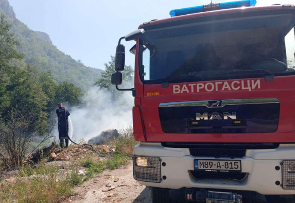 Vatrogasci u Foči učestalo gase požare