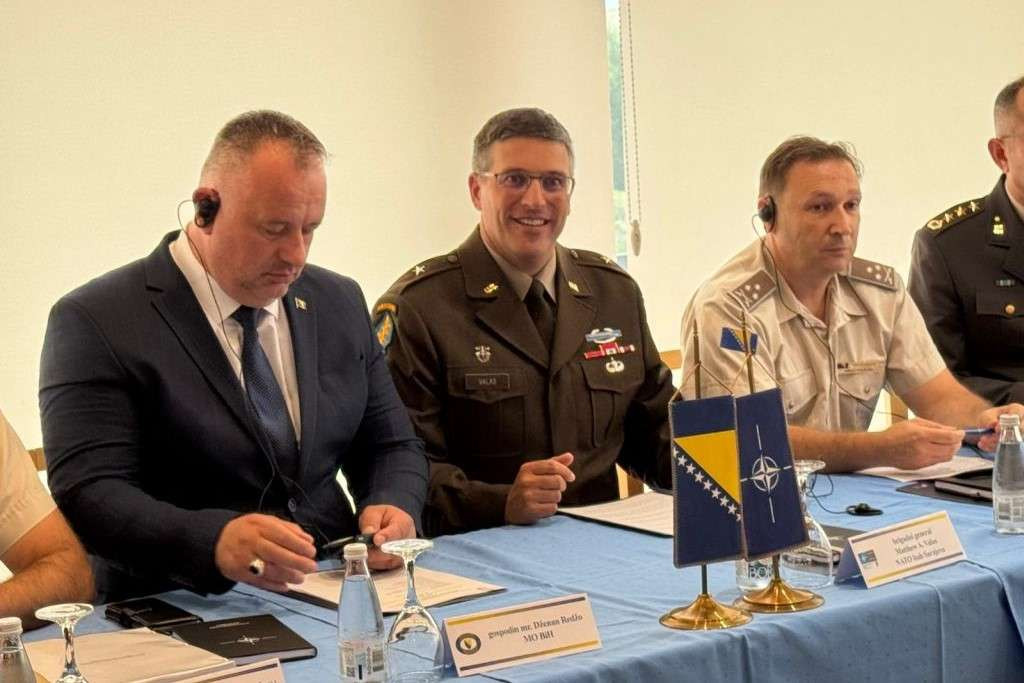Komandant NATO štaba Sarajevo Matthew Valas