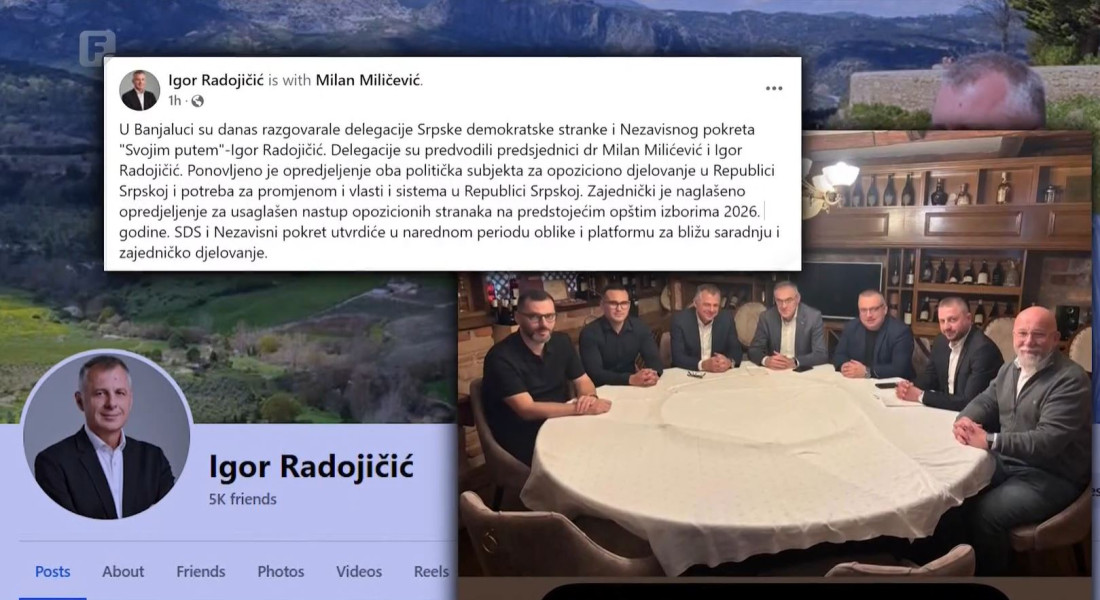 Igor Radojičić dogovorio saradnju sa SDS-om