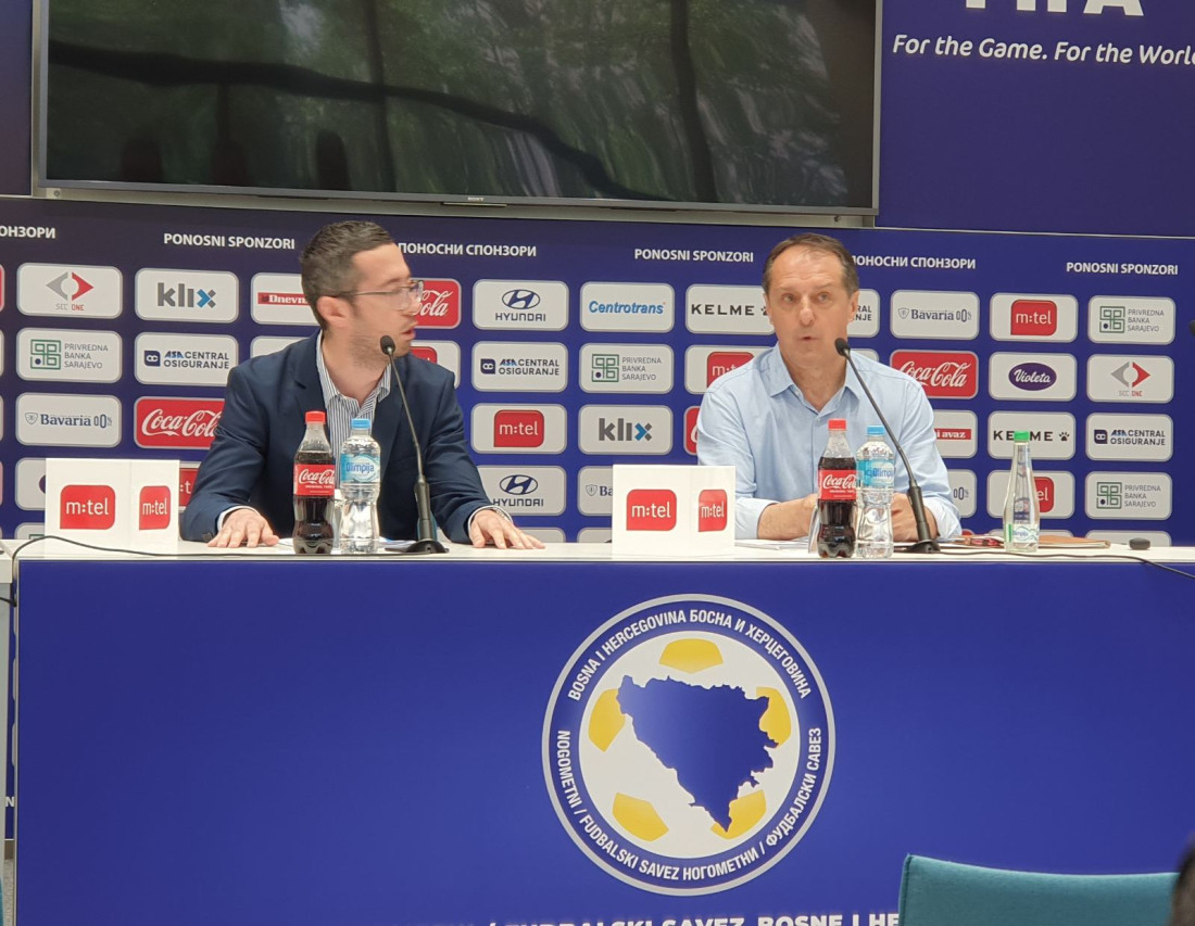 Hadžibegić objavio popis igrača za utakmice sa Portugalom i Luksemburgom