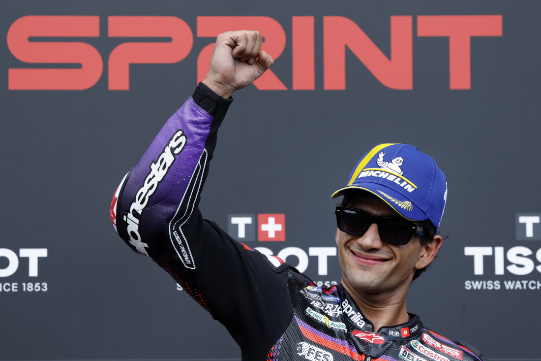 Vozač Aprilije Jorge Martin pobjednik sprint trke Moto GP šampionata u Le Mansu