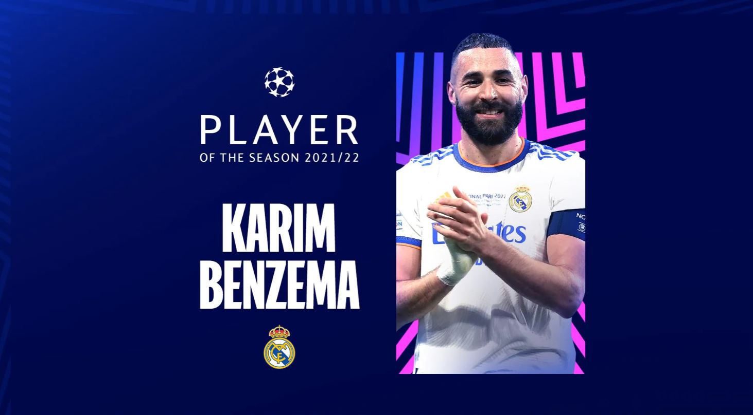 Benzema najbolji igrač sezone u Ligi šampiona