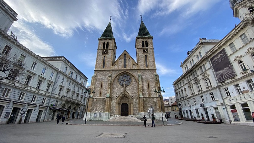 Zvona sa Sarajevske katedrale povodom sahrane pape Franje