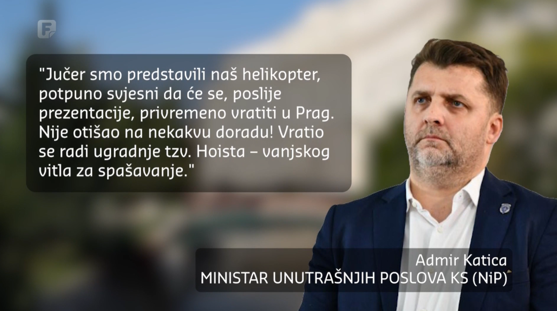 Katica pojasnio odlazak helikoptera u Češku