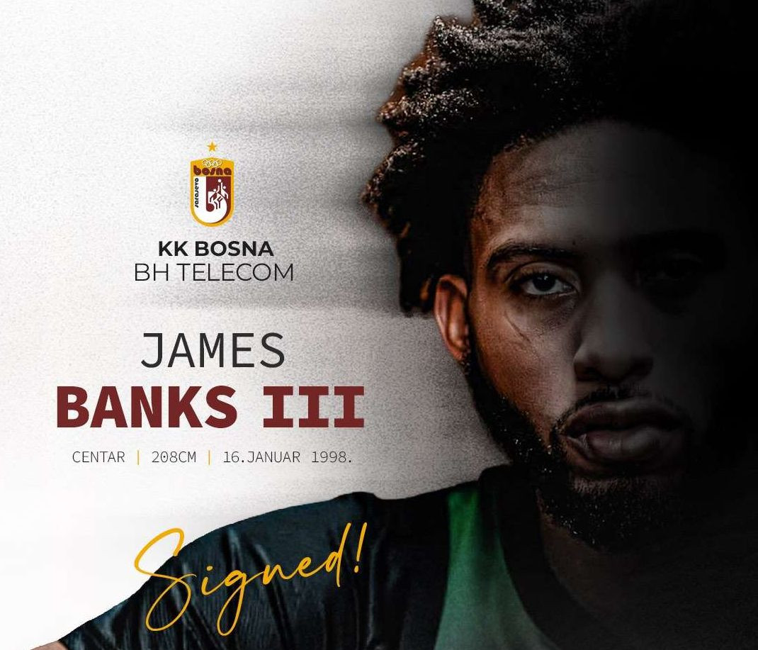 James Banks III novo pojačanje KK Bosna BH Telecom