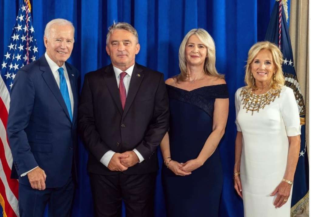 Komšić na prijemu kod Bidena