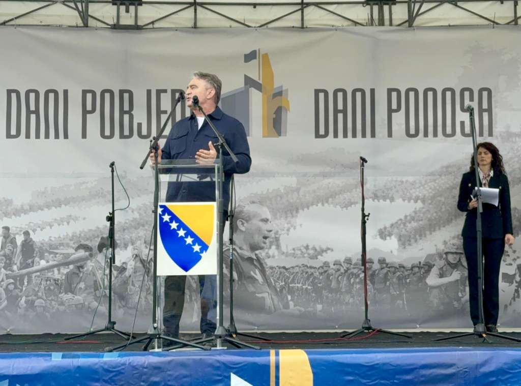 Komšić na Vlašiću: Mir je važan, sloboda je važnija, ali je domovina najvažnija