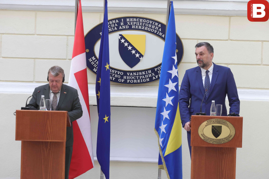 Ministri vanjskih poslova BiH i Kraljevine Danske Elmedin Konaković i Lars Loke Rasmusen – Danska je posvećena samostalnosti BiH