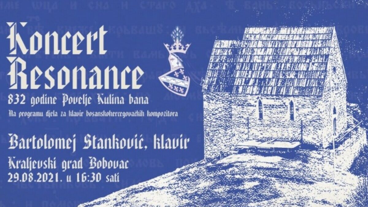 Koncert Bartolomeja Stankovića na Kraljevskom gradu Bobovcu