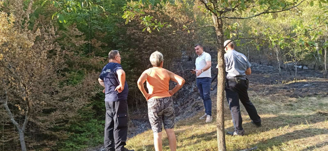 Veliki požar u rejonu Boračkog jezera, traži se pomoć Oružanih snaga BiH