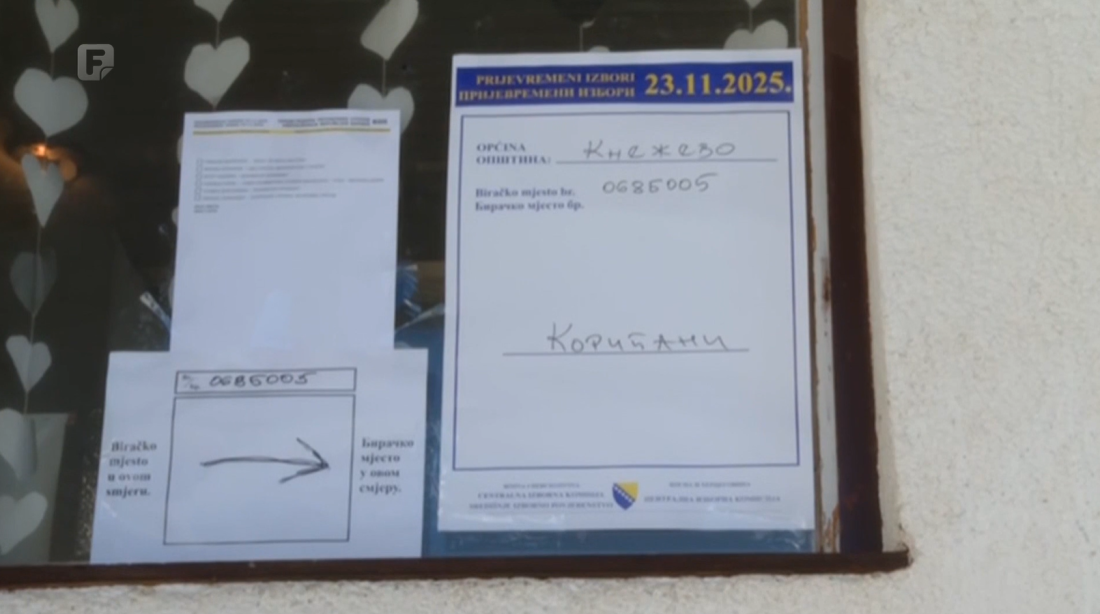 U Korićanima do 11 sati nije zabilježen nijedan glas