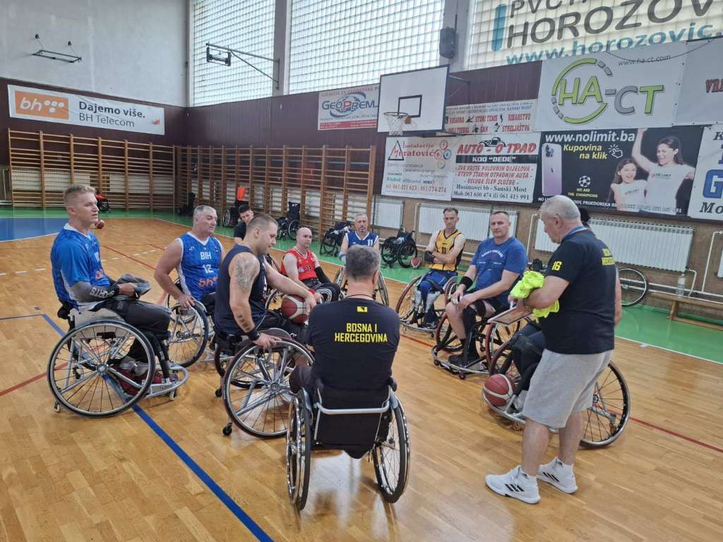 Počeo drugi ciklus priprema reprezentacije BiH u košarci u kolicima
