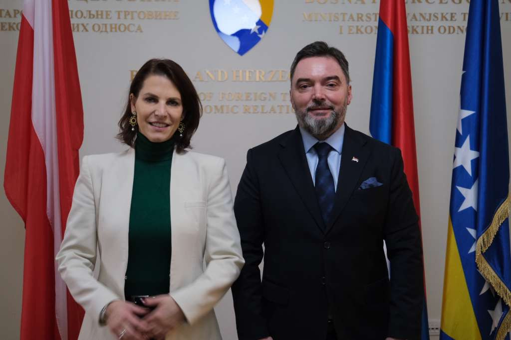 Košarac sa austrijskom ministricom za EU i ustavna pitanja o aktuelnim političkim temama