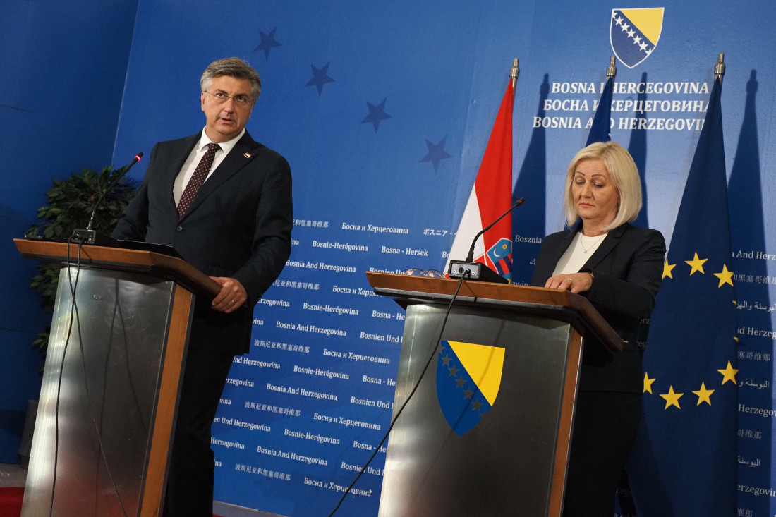 Plenković ponovo poslao podršku BiH na njenom EU putu