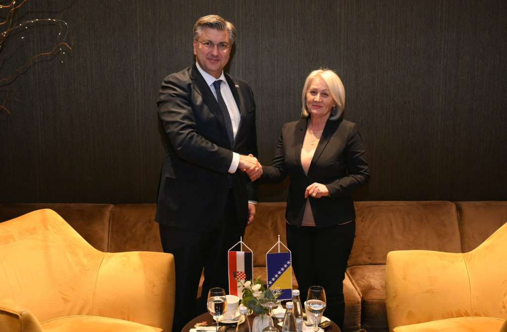 Krišto-Plenković: Postići u BiH unutarnju konsolidaciju