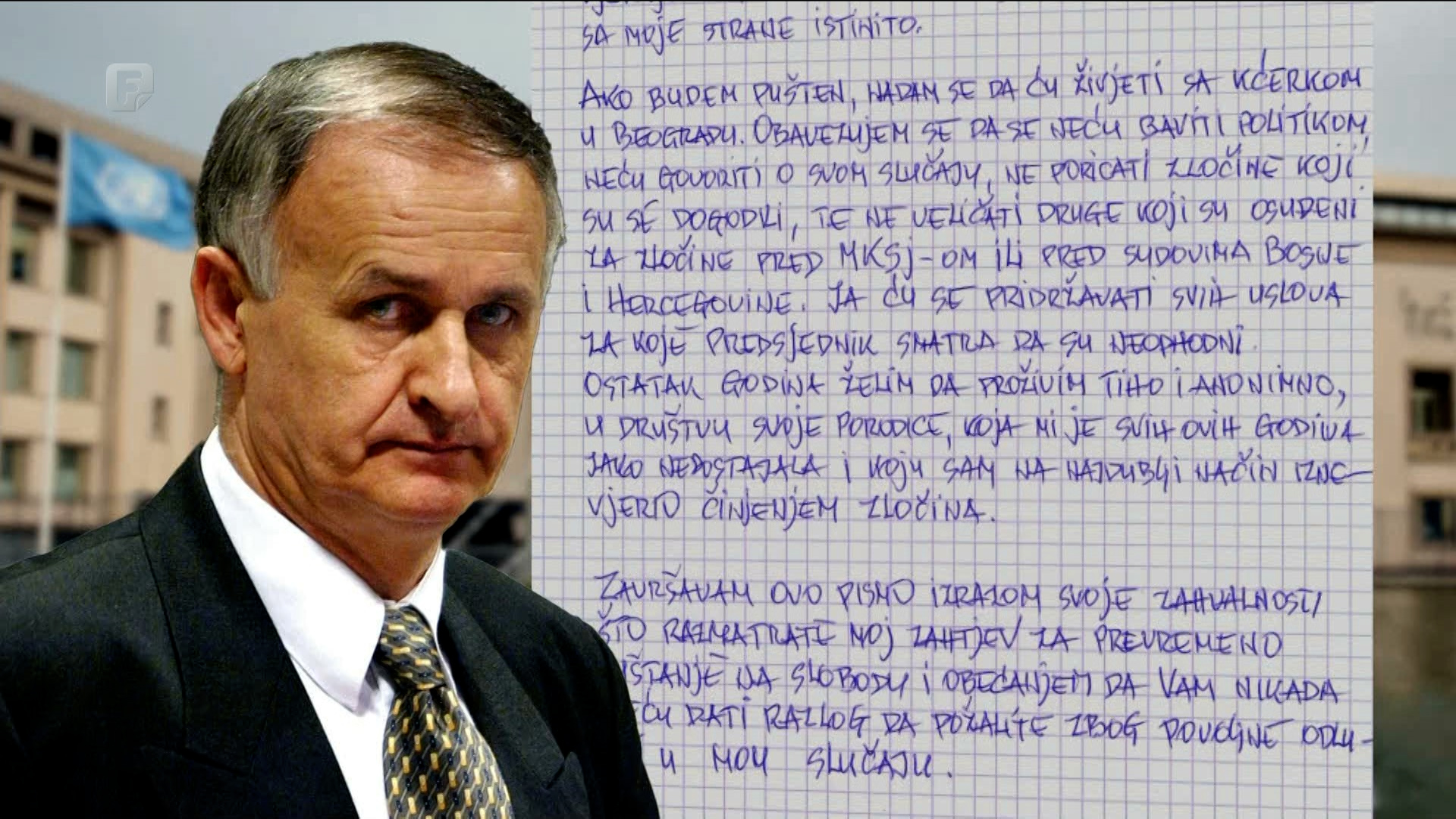 Krstić priznao genocid, moli za puštanje na slobodu