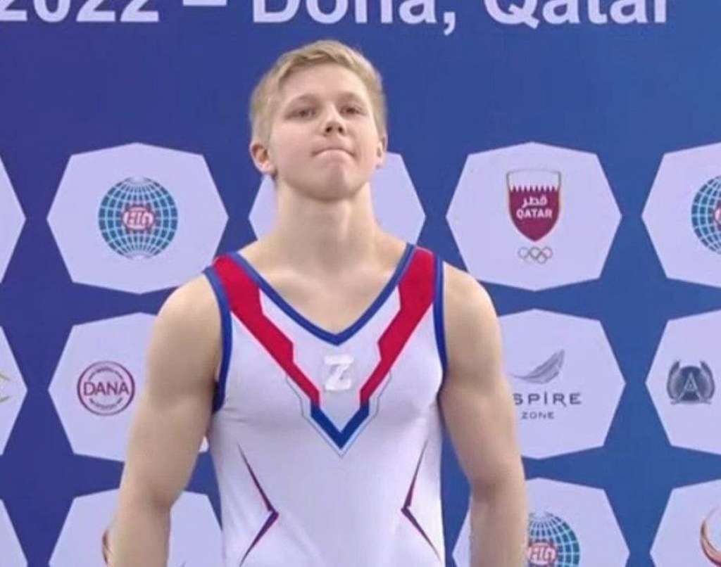 Ruski gimnastičar kažnjen zbog nošenja proratnog simbola