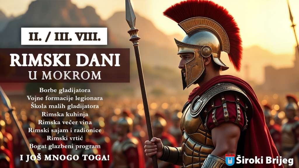 Mokro se pretvara u drevnu arenu: Rimski dani 2. i 3. augusta