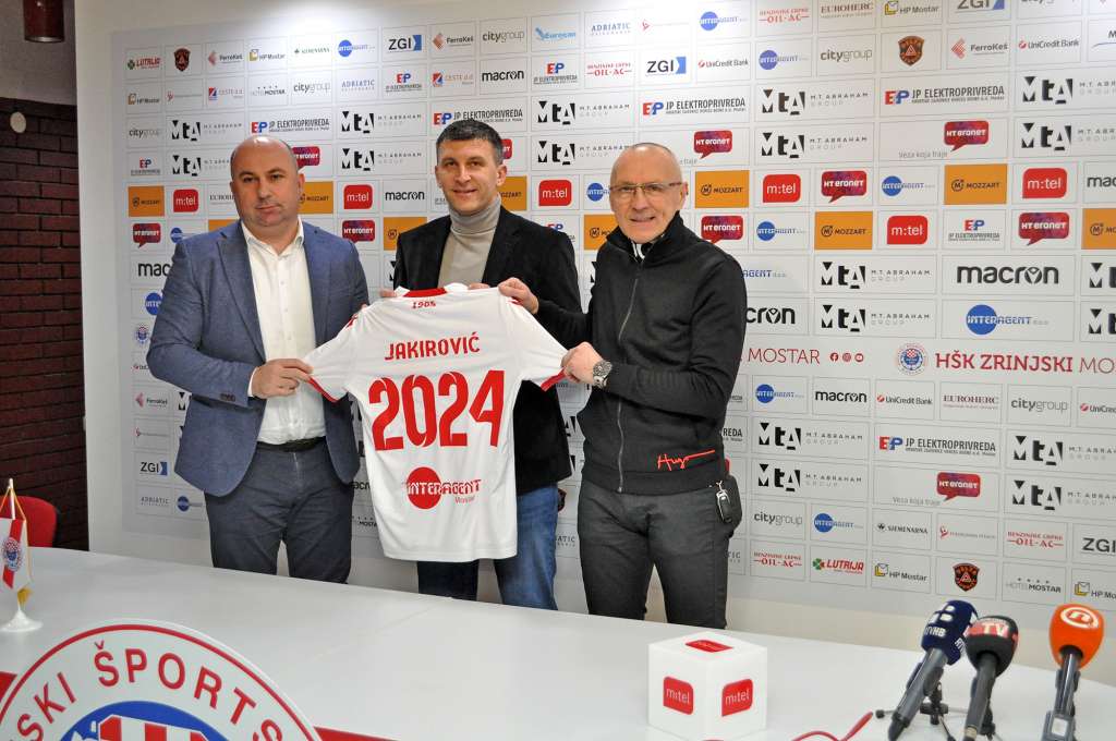 Zrinjski i Jakirović potpisali produžetak suradnje