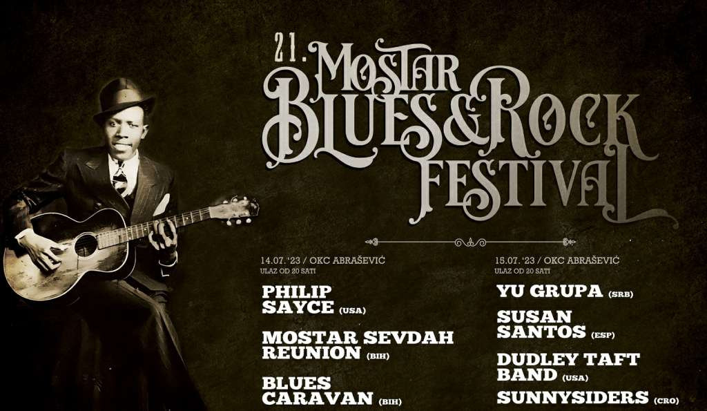 Dvodnevno izdanje Mostar Blues & Rock Festivala donosi bogat program