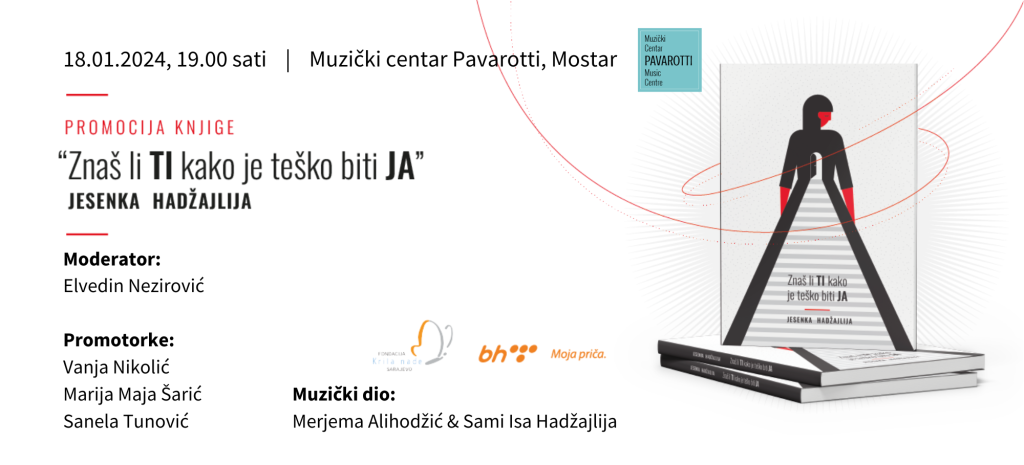 Promocija knjige 'Znaš li TI kako je teško biti JA' Jesenke Hadžajlije