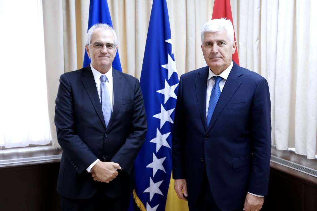 Čović primio šefa Misije OSCE-a - Fokus na vladavinu prava i razvoj