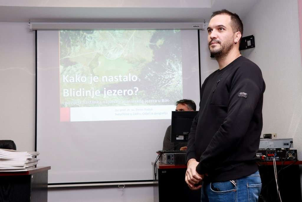 Naučno-popularno predavanje 'Kako je nastalo Blidinje jezero' održano u Tomislavgradu