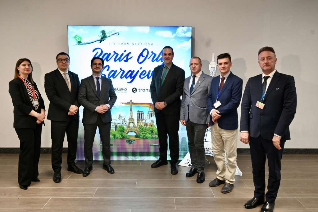 Svečanost na aerodromu - Transavia otvorila novu avioliniju Pariz Orly – Sarajevo