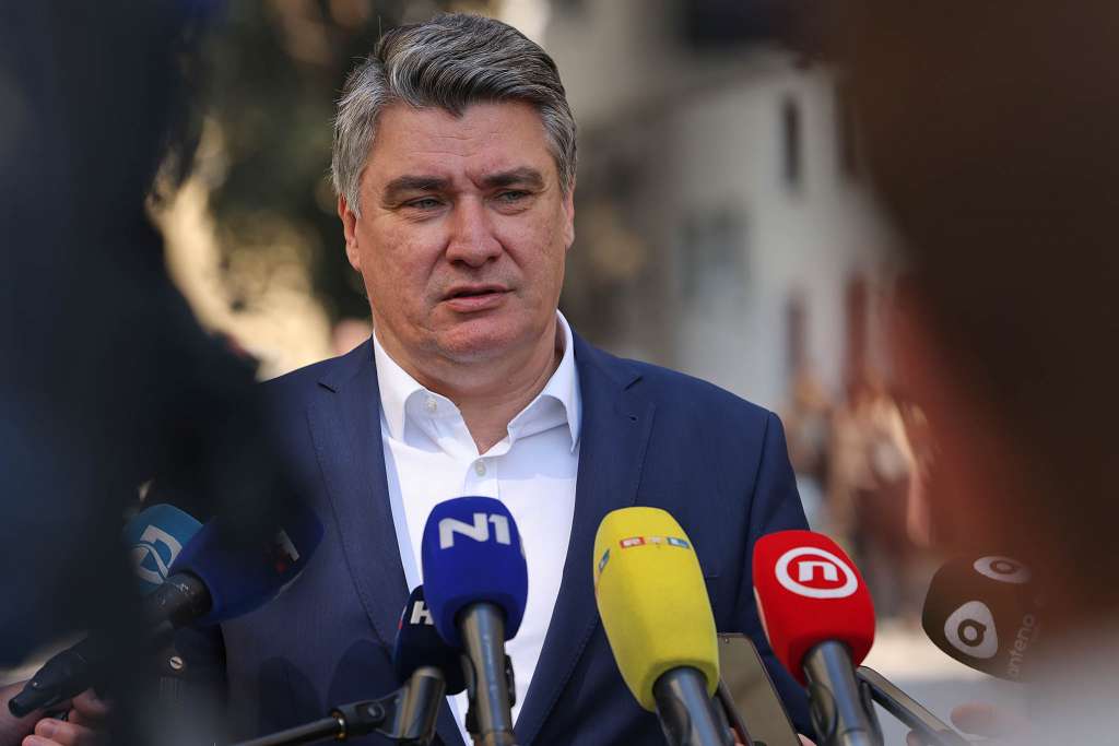 Hrvatski predsjednik Zoran Milanović danas u Livnu