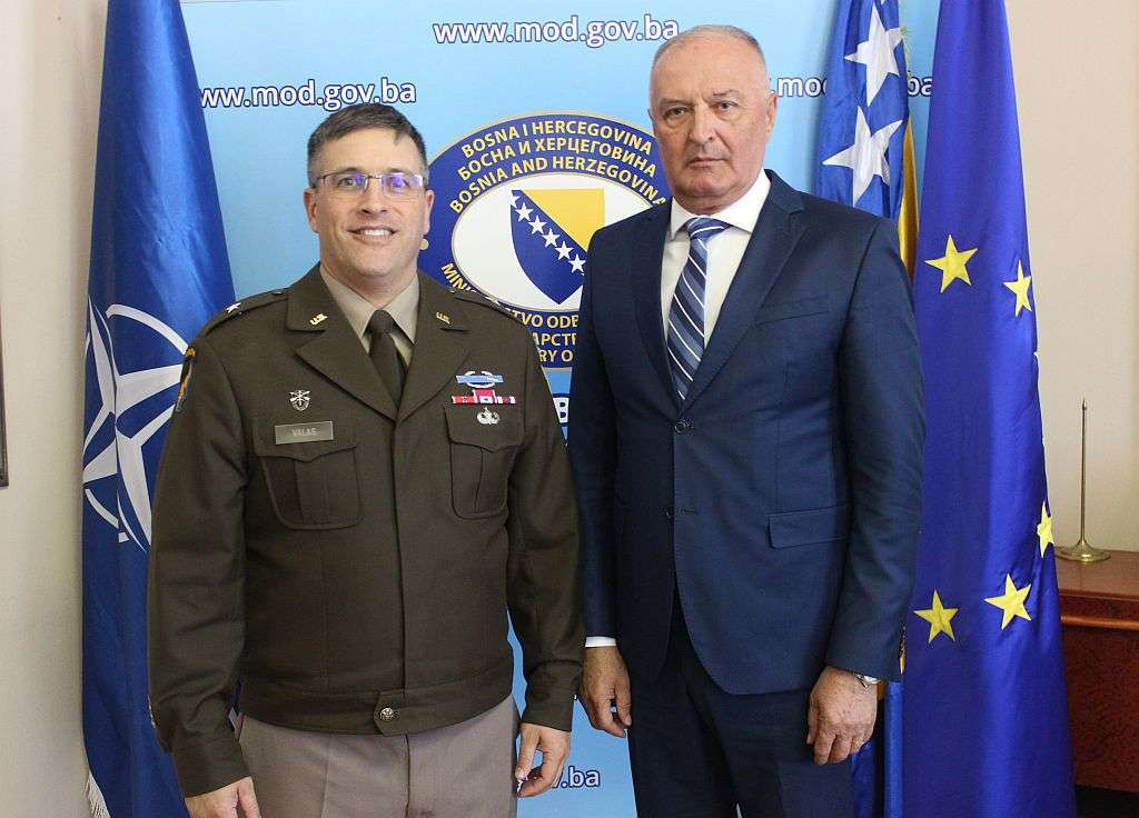 Helez sa komandantom NATO Štaba Sarajevo: MOBiH uskoro završava svoj dio Programa reformi 2025