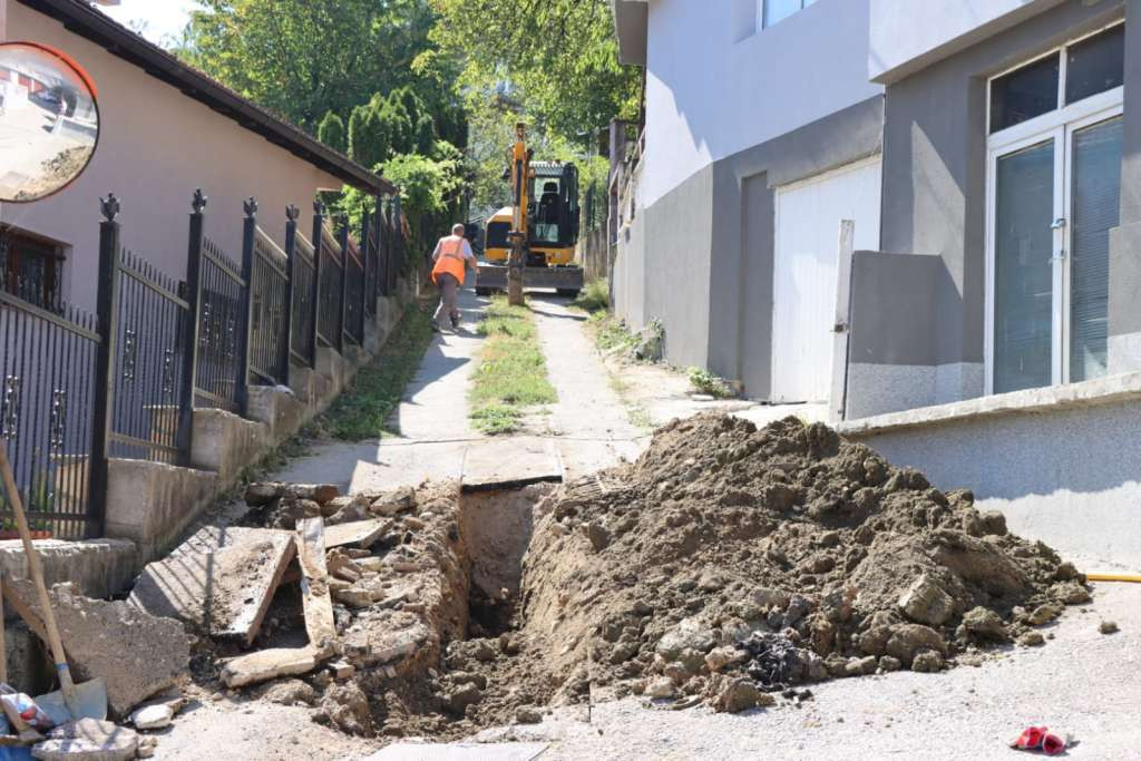 Na području općine Novo Sarajevo, počeli radovi na sanaciji klizišta u Milinkladskoj ulici
