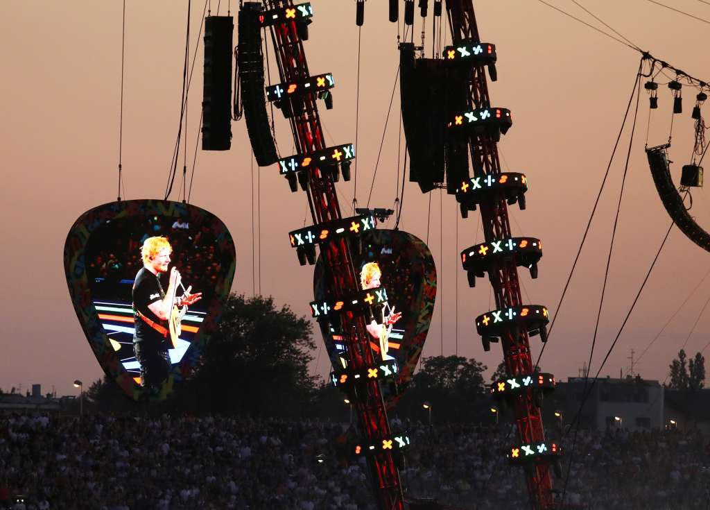 Ed Sheeran pred 70.000 ljudi na Hipodromu