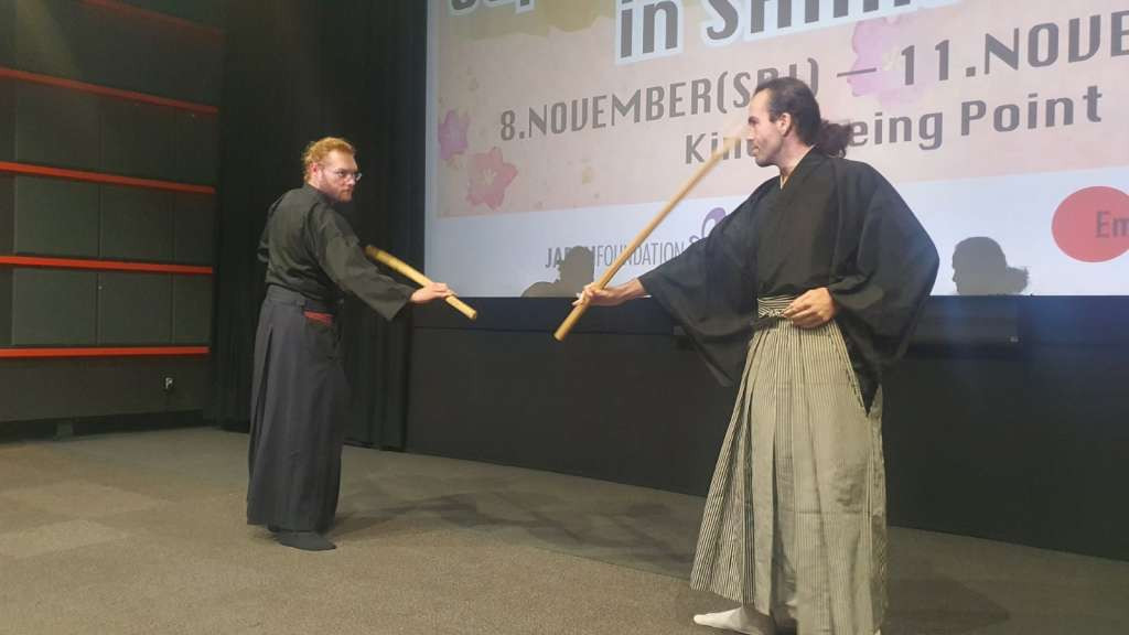 Demonstracija samurajske borbe uživo u okviru Dana japanskog filma 2023.