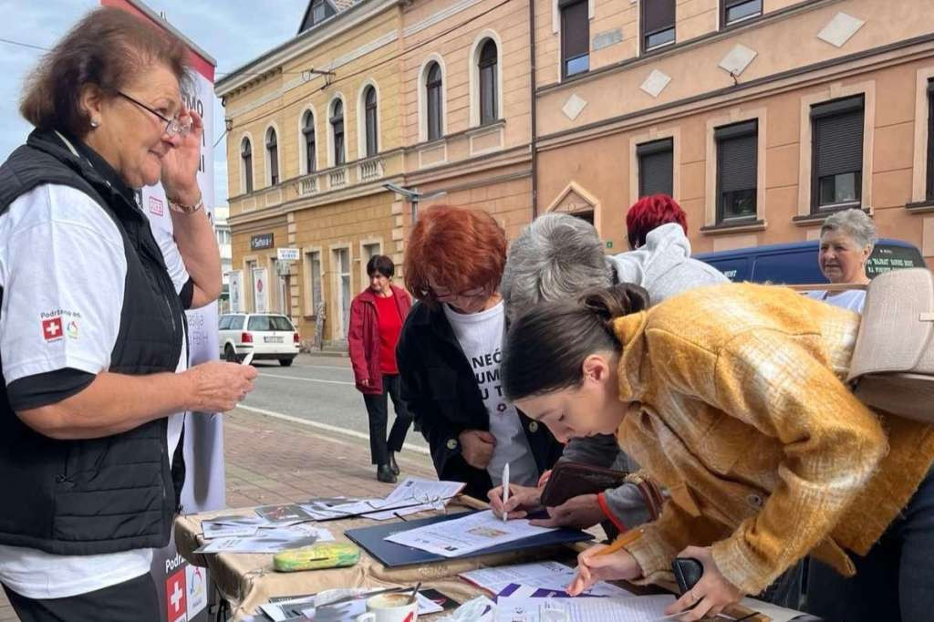 Građani Sanskog mosta prikupljali potpise za podršku inicijativi za izmjene Krivičnog zakona FBiH