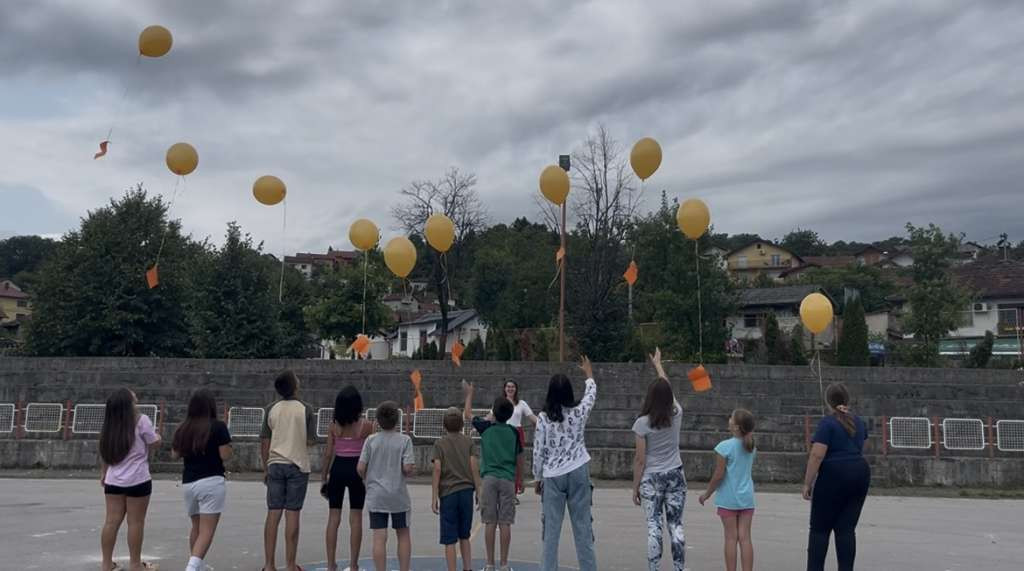 Narandžasti dan u Banjoj Luci: Djeca poslala poruke podrške ženama i djevojčicama