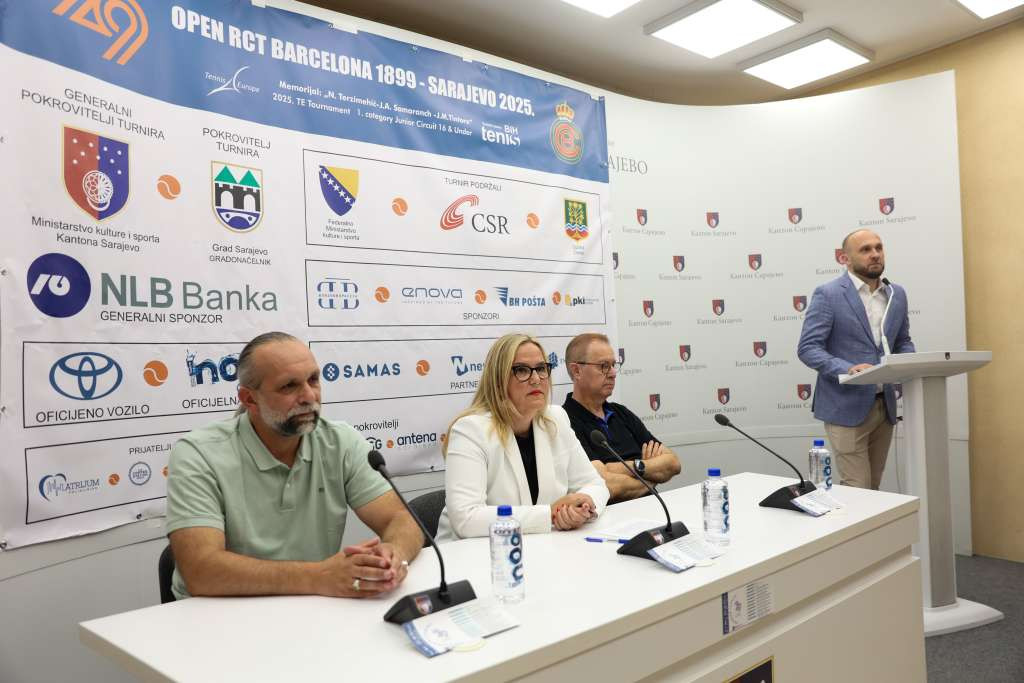 Na teniskom turniru 'Open RTC Barcelona 1899 - Sarajevo 2025' više od 100 takmičara iz 23 države