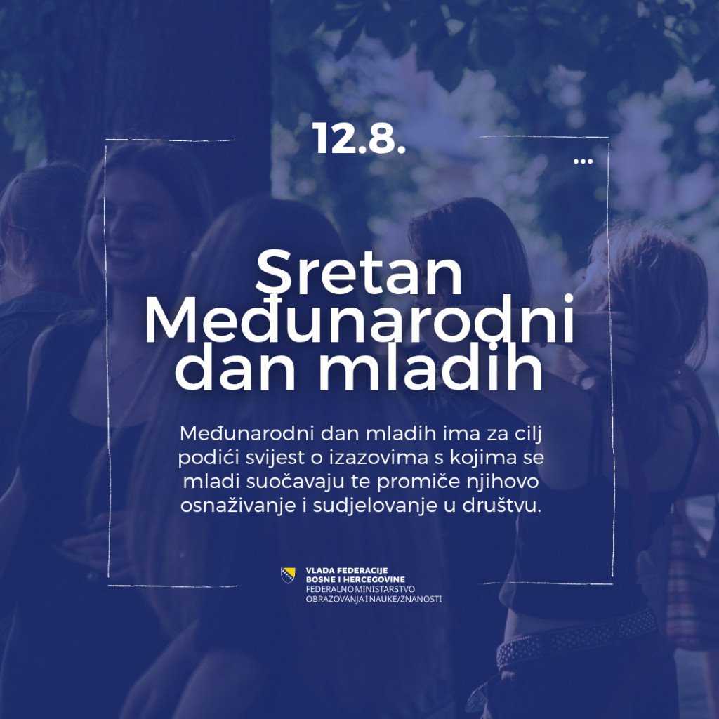 Ministrica Duraković: Budućnost pripada mladima - ulažući u njih, ulažemo u prosperit društva