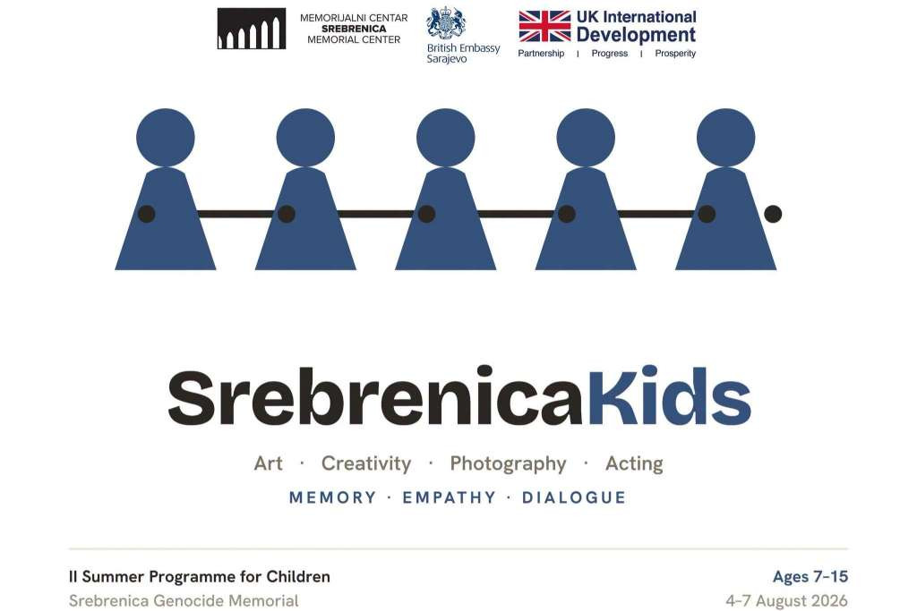 SrebrenicaKids 2026 - U Memorijalnom centru Srebrenica radionice za djecu