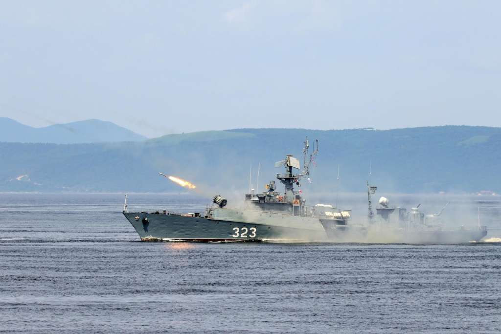 Protupodmornička vježba ruske mornarice u Južnom kineskom moru