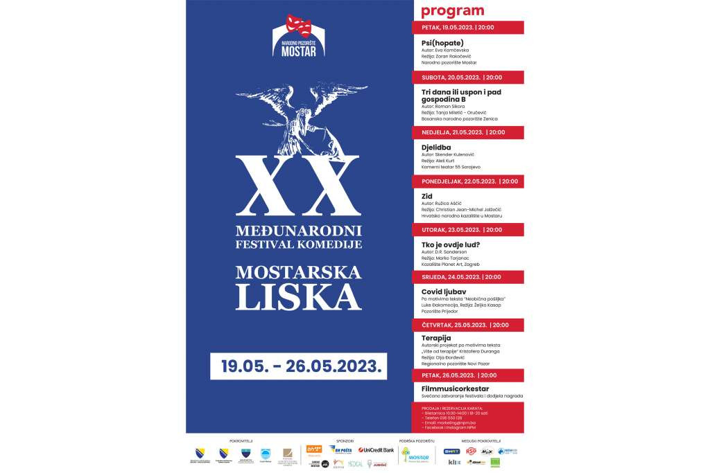 Predstava 'Psi(hopate)' otvara ovogodišnju 'Mostarsku lisku'